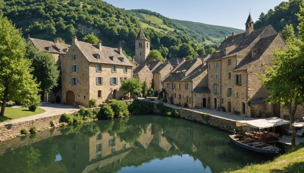 Bastides aveyron patrimoine : histoire et architecture avec le camping lac aux oiseaux